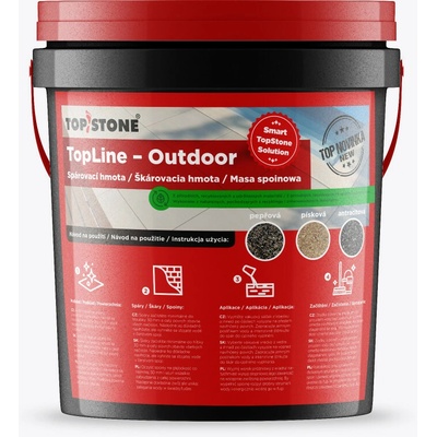 TOPSTONE Topline Outdoor Škárovacia hmota Piesková 12,5 kg