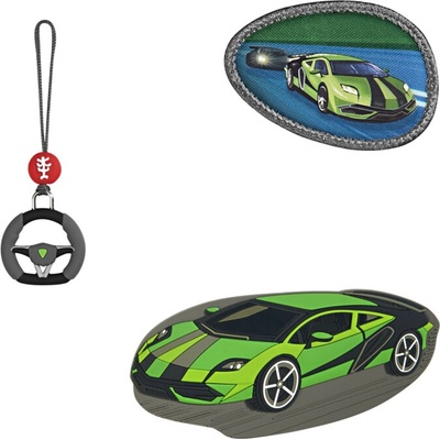 Doplňková sada obrázků MAGIC MAGS, Race Car Chuck, pro aktovky a batohy Step by Step; 213533