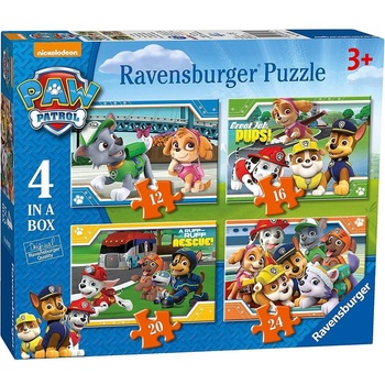 Ravensburger Пъзел Ravensburger 4 в 1 - Пес Патрул 2 (06936)