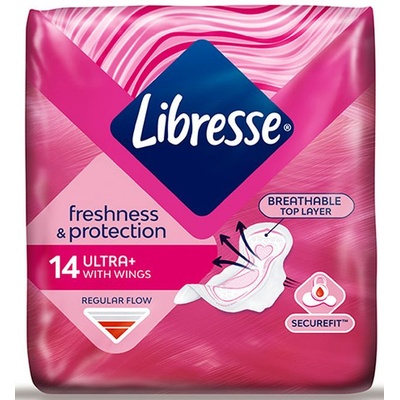 Libresse Превръзки с крилца Libresse - Ultra Normal, 14 броя