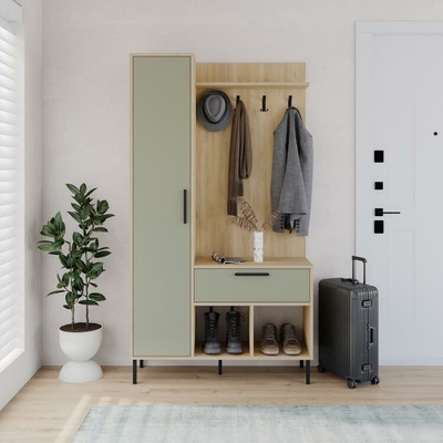 Houseland Acton dub safírový popelavě zelená – Zboží Dáma