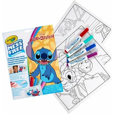Crayola Omaľovánky Lilo a Stitch 4 fixy
