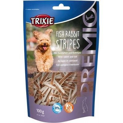 Trixie PREMIO proužky s rybou a králíkem 5 x 100 g