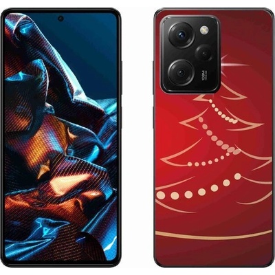 Pouzdro mmCase Gelové Xiaomi Redmi Note 12 Pro 5G - kreslený vánoční stromek
