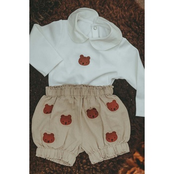 Donsje Бебешко боди от памук Donsje Davo Bodysuit Bear (3030101.)