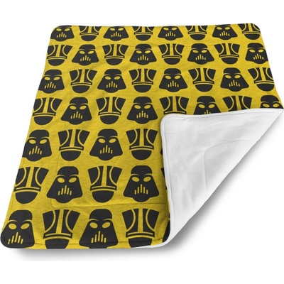 Sablio Detská deka pre bábätko Star Wars Stormtroopeři Pattern na žluté