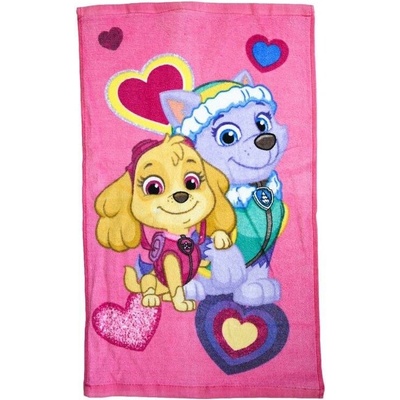 Setino dětský ručník 30 x 50 cm Paw Patrol růžový