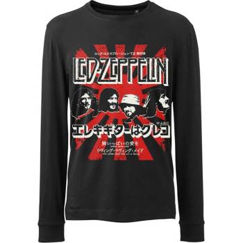 Image 1 of NNM мъжка тениска с дълъг ръкав Led Zeppelin - Japanese- Черен с пръски - RTLZELSBBUR