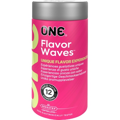 ostatní ONE Flavor Waves, 12 tasty condoms