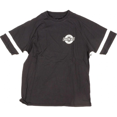 Brixton tričko Newell Washed Black