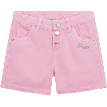 Guess Детски къси панталонки Guess - С ресни, розови, 18 м (20252-K5GD13-WH7J0-G66G-18M)