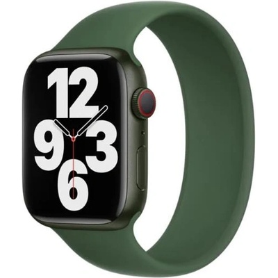 Apple Оригинална силиконова каишка за Apple Watch 44мм, 45мм, 46мм, Ultra, Ultra 2, Ultra 3 49 - Apple Clover Solo Loop Band Size 8 (разопакован) (ML1D3ZM/A)