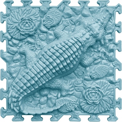 ORTONATURE -Ortopedická podlaha Krokodýl měkký Světle modrá