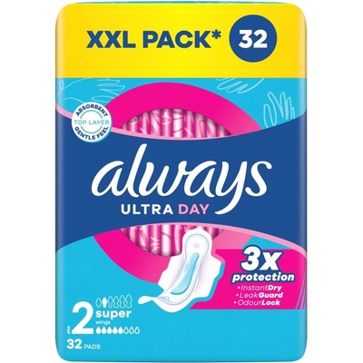 Always Винаги Ultra Super санитарна салфетка 32бр (10FC010191)