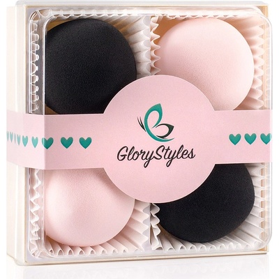 GloryStyles Sada houbiček na make-up marshmallow 4 ks