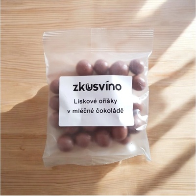 LÍSKOVÉ ořechy v mléčné čokoládě 100 g