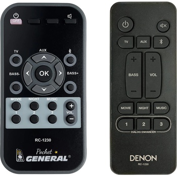 GENERAL Denon rc-1230 - дистанционно управление дубликат (rc-1230)