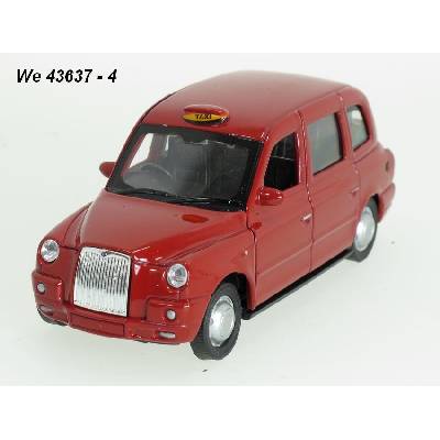 Welly London Taxi TX4 red code 43637 modely aut 1:34