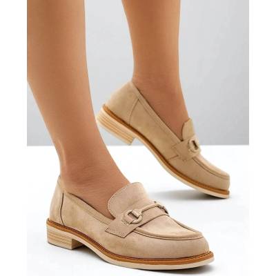Resti Women's eco suede moccasins Etolie krémová