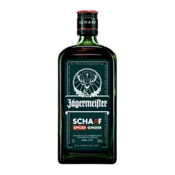 Jägermeister Scharf 33% 0,5 l (čistá fľaša)