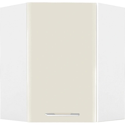 Matis Кухненски шкаф горен ъглов in mdf vu60 бежов гланц