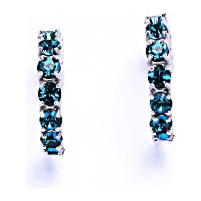 Čištín s krystaly Swarovski Blue Zirkon NŠ 1340