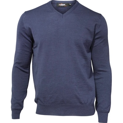 Ivanhoe of Sweden Мъжки вълнен пуловер Ivanhoe of Sweden Cashwool V-Neck Male Merino jumper - Steel Blue (005-2622-0611)