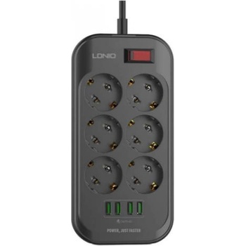 Image 1 of LDNIO 6 Plug 4 USB (SE6403)
