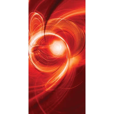 Dimex S-198 vliesová fototapeta na zeď Red abstrakt rozměry 110 x 220 cm