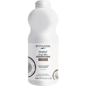 BYPHASSE Family Fresh Délice Coconut Shampoo 750ml - шампоан за боядисана коса