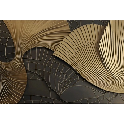 22085-07-01 Fototapeta vliesová GMK Art Edition 2 Ocean Line modrá 8 dílů 400 x 270 cm