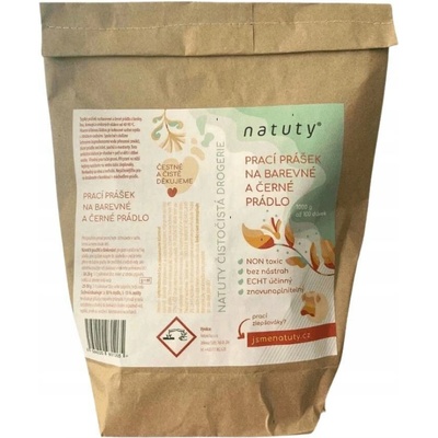 Natuty prací prášek na černé prádlo 1 kg