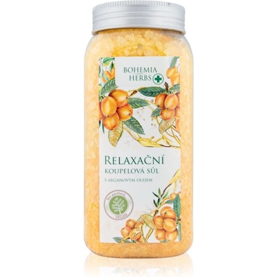 Bohemia Gifts Bohemia Herbs Argan Oil soľ do kúpeľa 900 g