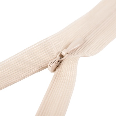 Takoy Špirálový zip skrytý béžový - 60 cm