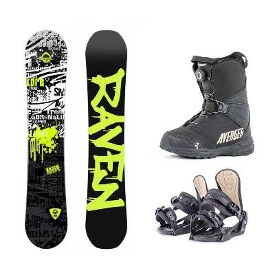 Raven Core Junior CAP dětský snowboard + Beany Junior vázání + Beany Avenger BS boty - 145 cm + S - EU 36-38