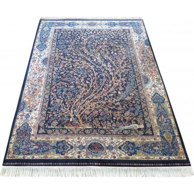 Najkoberce Qum Silk 11 modrý