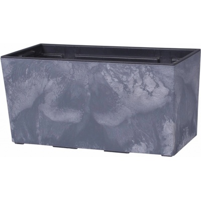 Prosperplast Truhlík URBI CASE BETON EFFECT marengo 58 x 18 x 19,5 cm