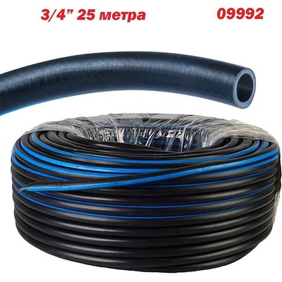 uni Маркуч градински 3/4", 25 м, многосезонен с оплетка, (09992) (uni-09992)