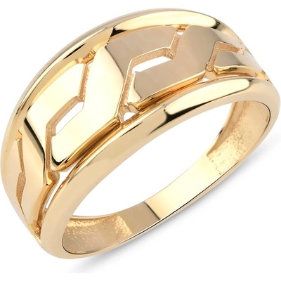 Lillian Vassago Originální zdobený zlatý prsten LLV77 GR006