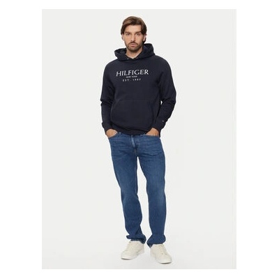 Tommy Hilfiger Mikina MW0MW35523 Tmavomodrá Regular Fit