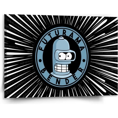 Sablio Obraz Futurama Bender Vesmír - 150x110 cm