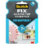 3М Science Applied to Life 3M Scotch-Fix Transparent Mounting Tape - Прозрачна лента за здраво закрепване (UU011497599)