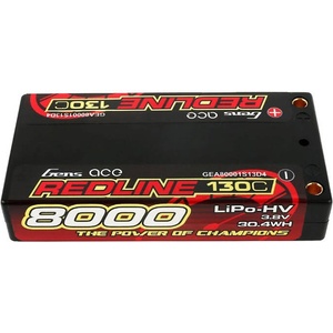 Gens ace LiPo батерия Gens Ace RedLine 8000mAh 3.8V 1S2P 130C 5.0mm bullet конектор (GEA80001S13D4)