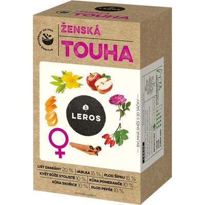 LEROS čaj ženské touhy 20 x 2 g