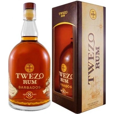 Twezo Barbados 8y 40% 0,7 l (kartón)