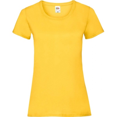 Fruit of the Loom LADY-FIT VALUEWEIGHT T / Дамска тениска с къс ръкав - слънчогледово/жълта S (161372a3901)