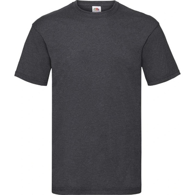 Fruit of the Loom triko pánské Valueweight T tmavě šedé