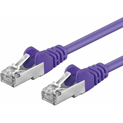 Premiumcord sp6asftp030V Patch, CAT6a S-FTP, RJ45-RJ45, AWG 26/7, 3m, fialový