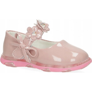 Dětské balerínky lakované moderní na suchý zip