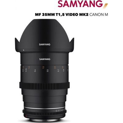 Samyang 35mm T1.5 VDSLR MK2 Canon M